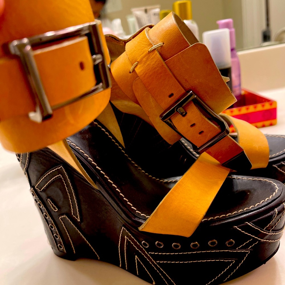 Barbara bui wedge heels